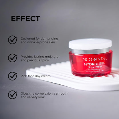 DR. GRANDEL HYDRO LIPID Supermoist I rich face day cream - Maple Wellness Supplements