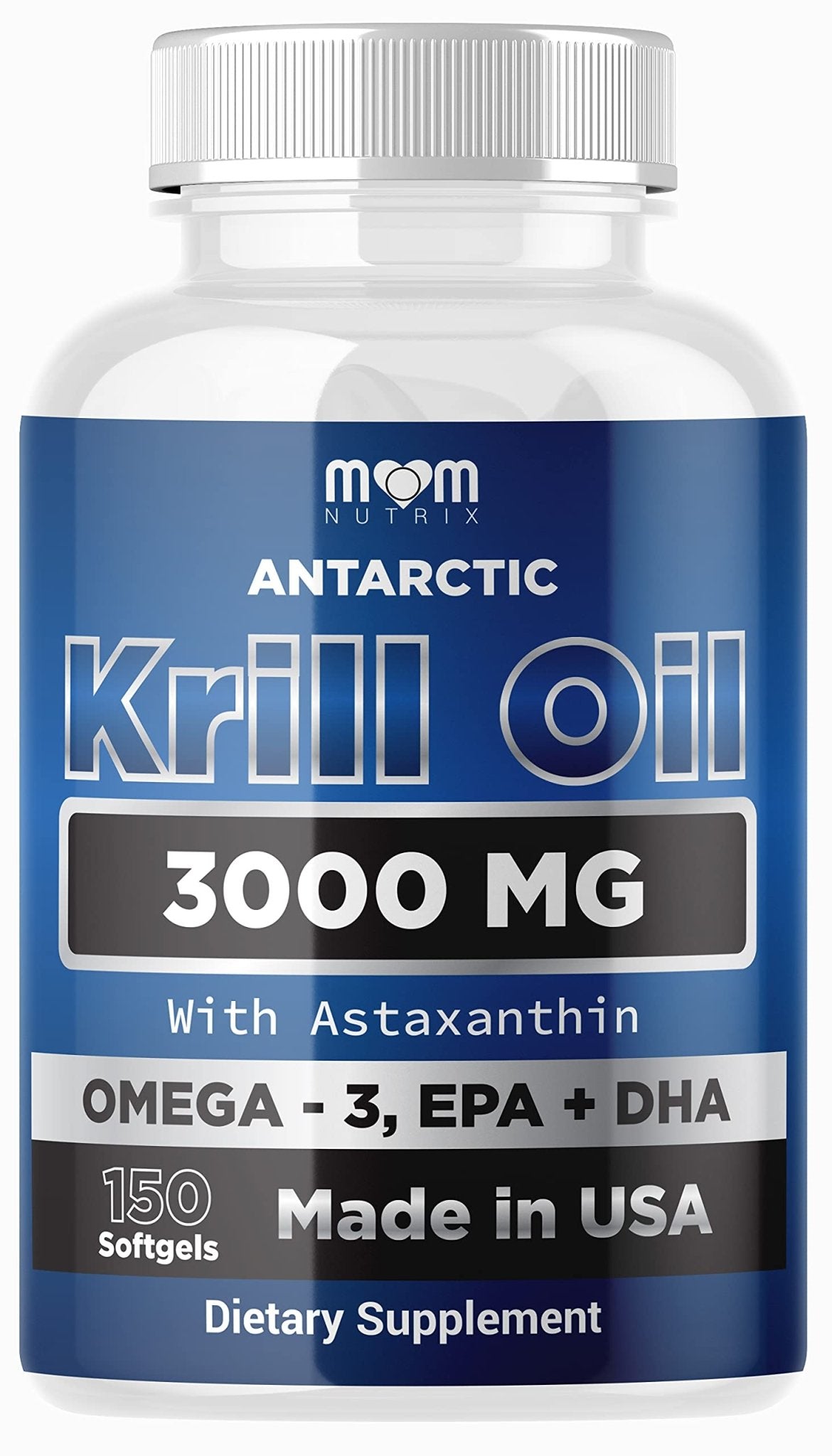 Dr. JOEL'S MOM NUTRIX Antarctic Krill Oil Supplement - 3000 mg Per Serving - 150 Softgel - Maple Wellness Supplements