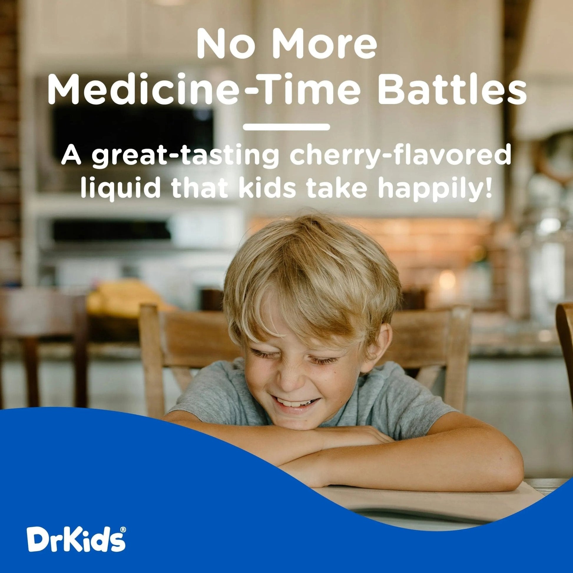 Dr. Kids Children’s Pain and Fever Medicine - Acetaminophen for Kids Ages 2-11, Pre-Measured Single-Use Vials for Headache, Sore Throat, Cold and Flu, Cherry Flavor, 20 Count - Maple Wellness Supplements