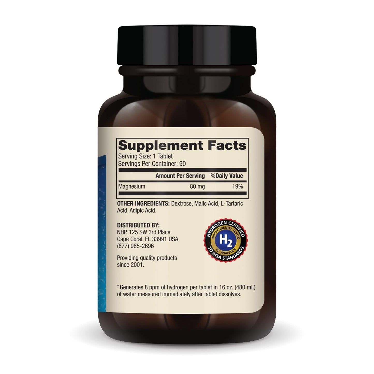 Dr. Mercola H2 Molecular Hydrogen Tablets, Creates Hydrogen Rich Water (8 ppm), Supports Cellular Energy, Brain Health & Healthy Aging - Maple Wellness Supplements