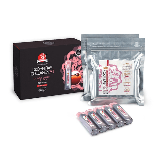 Dr. OHHIRA Liquid Collagen for Drinking Collagen Hyaluronic Acid Q10, 10 x 20ml - Maple Wellness Supplements