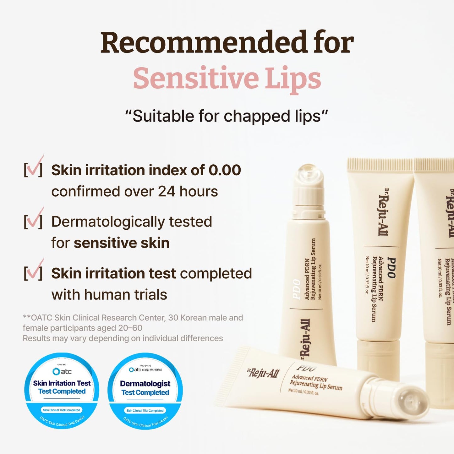 Dr. Reju-All Advanced PDRN Rejuvenating Lip Serum – Hydrating Lip Balm with Lipozip PDRN for Glowy, Dewy Lips - Maple Wellness Supplements