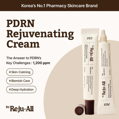 Dr. Reju-All PDRN Rejuvenating Cream – Rejuall PDRN Face Moisturizer – Optimal 1200ppm for Glass Skin & Plumping - Maple Wellness Supplements