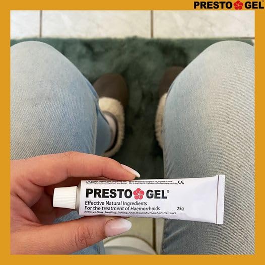 DR. SCHAVIT Presto Gel for Internal and External Hemorrhoids (Piles). A Natural Hemorrhoid Treatment Hemorrhoid Cream. Immediate Relief 25gr - Maple Wellness Supplements