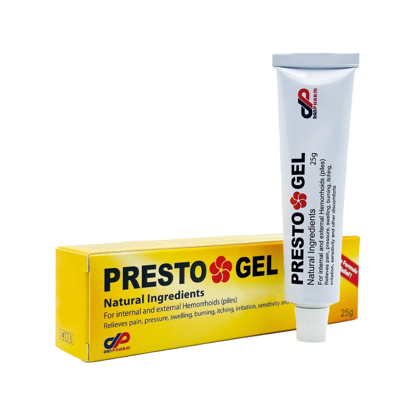 DR. SCHAVIT Presto Gel for Internal and External Hemorrhoids (Piles). A Natural Hemorrhoid Treatment Hemorrhoid Cream. Immediate Relief 25gr - Maple Wellness Supplements