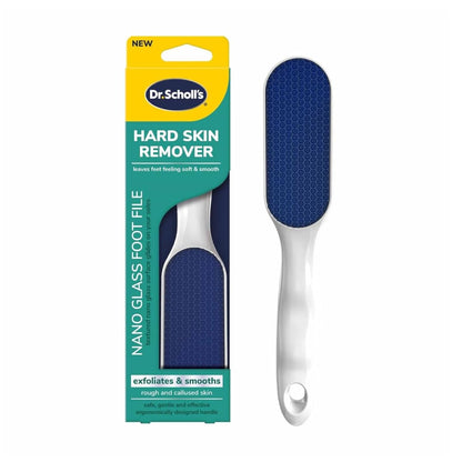 Dr. Scholl's Hard Skin Remover Nano Glass Foot File - Foot Callus Remover, Durable Foot Scrubber - Maple Wellness Supplements