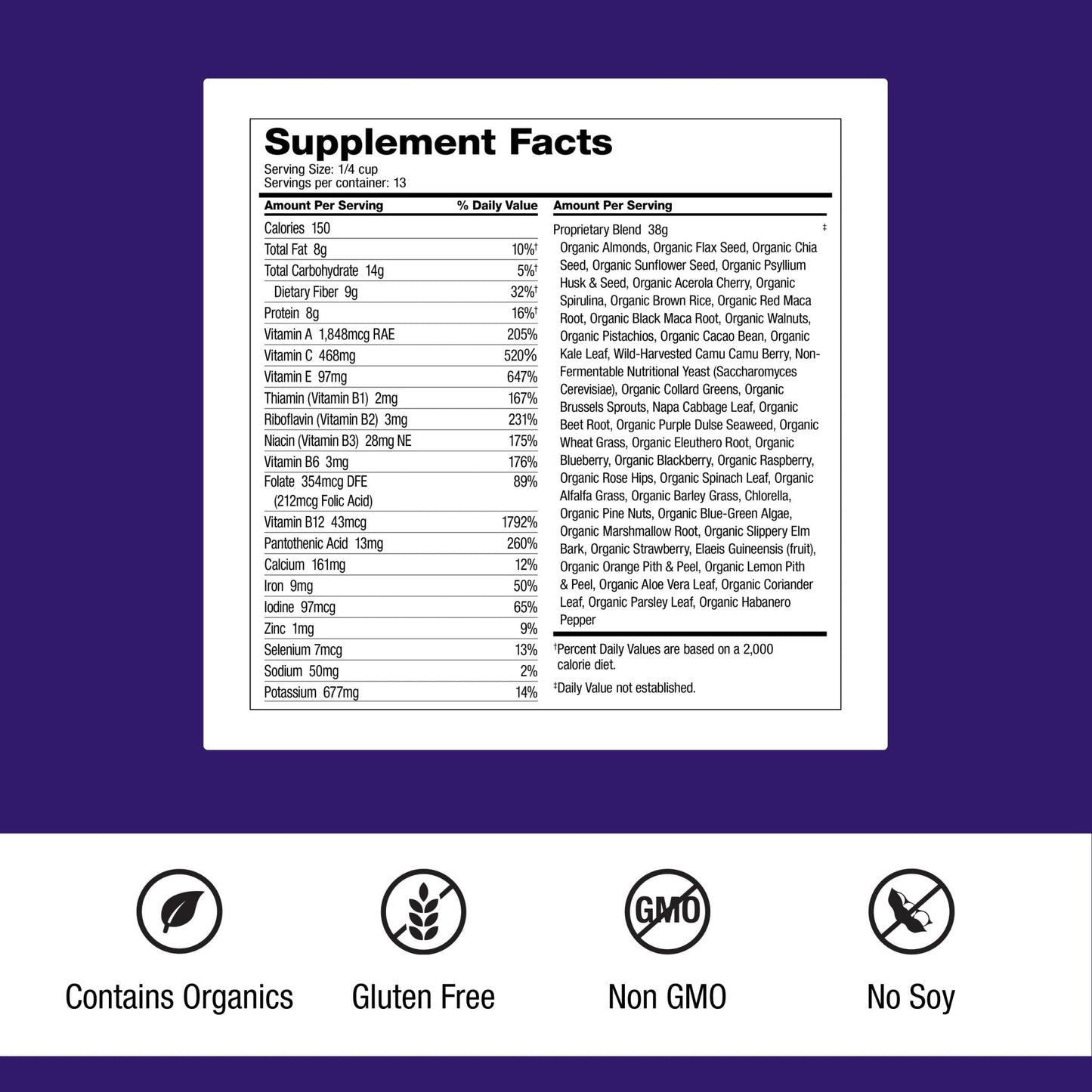 Dr. Schulze's SuperFood Ultra - Plant-Based Superfood Powder for Active Lifestyle Support - Vital Nutrients - Natural Ingredients - Gluten-Free & Dairy-Free - Vegan - 17.4 oz (13 Servings) - 2 Pack - Maple Wellness Supplements