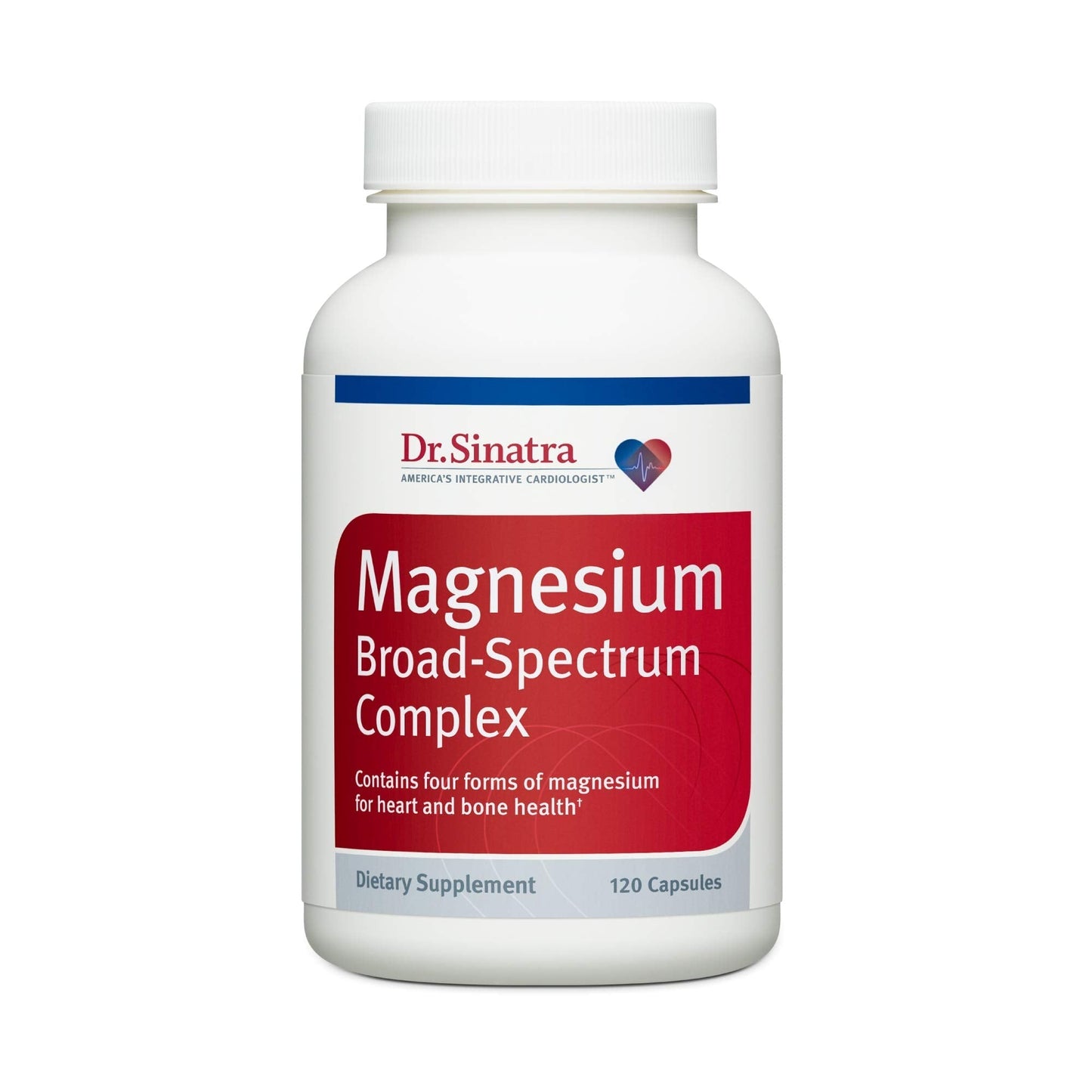Dr. Sinatra's Magnesium-Broad-Spectrum Complex with Magnesium Glycinate and Citrate for Healthy Blood Pressure Levels and Blood Flow (400 mg) - Maple Wellness Supplements