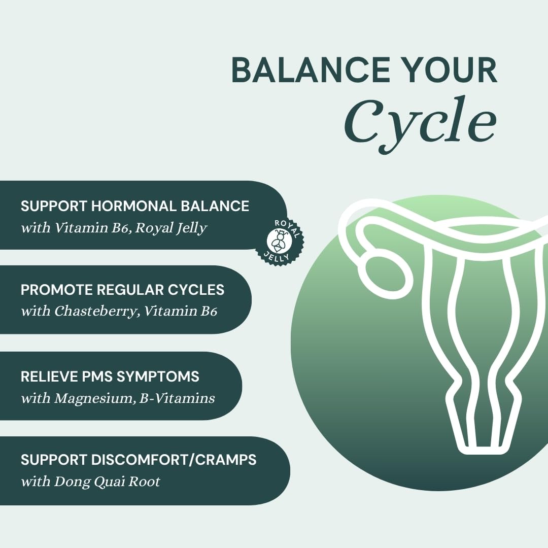 Dr Sosnowski's Hormone Balance | Multivitamin for Women to Support Hormonal Regulation, Energy, Mental Clarity & Skin | Bee Propolis, Ashwagandha, Dong Quai, Magnesium, B6 Vitamins | 60 Capsules - Maple Wellness Supplements