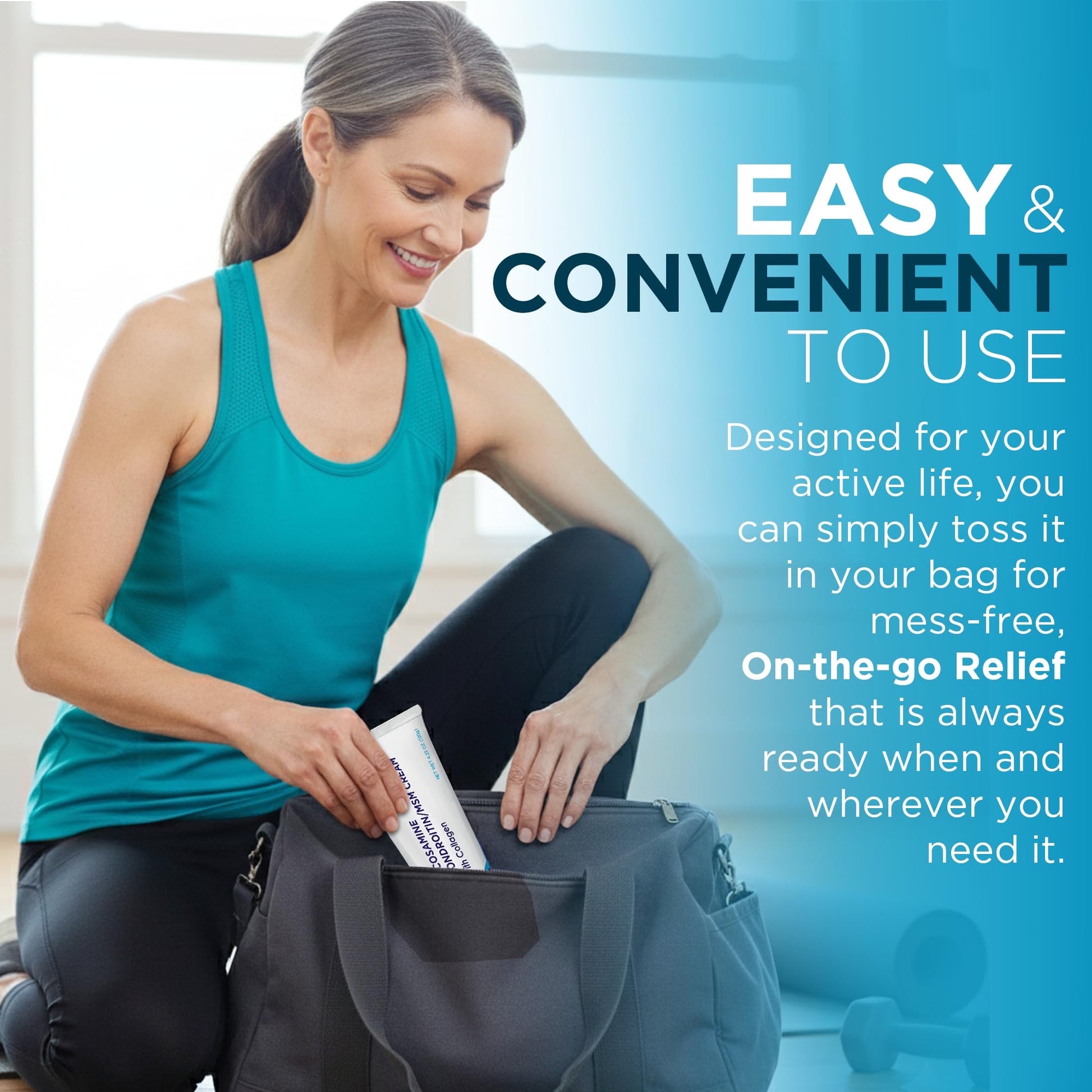 Dr. T Glucosamine Chondroitin Cream - Premium Formula with MSM and Collagen for Joint and Muscle Discomfort - Maintains Joint Strength, Flexibility & Muscle Mobility - 4.23 oz / 120g (2 Pack) - Maple Wellness Supplements