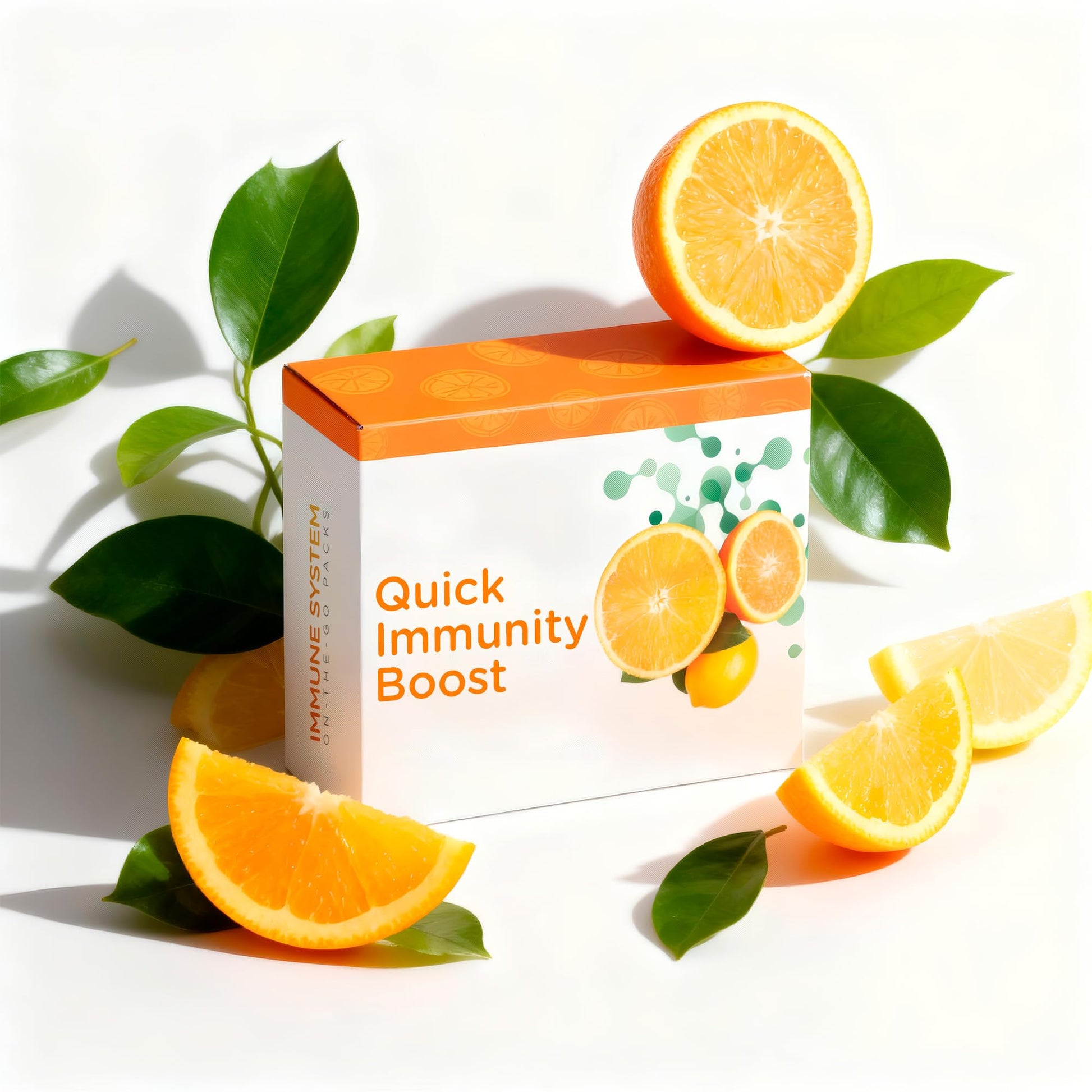 Dr. T On-the-go Packs – Immune System Formula – No Water Needed, Direct-to-Mouth – with Vitamins C, E, Zinc & Selenium – Supports Daily Wellness, Vitality & Overall Health – Orange, 30 Packs - Maple Wellness Supplements