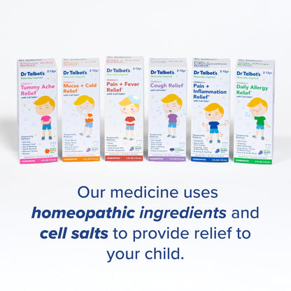Dr. Talbot's Pain + Inflammation Relief Liquid Medicine for Children, Includes Dosage Cup, Grape Juice Flavor, 4 Fl Oz (Packaging May Vary) - Maple Wellness Supplements