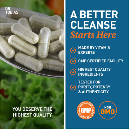 Dr. Tobias Colon Cleanse - Constipation Relief & Gut Health Support for Women & Men | 14 Day Colon Cleanser for a Gentle Colon Detox - Maple Wellness Supplements