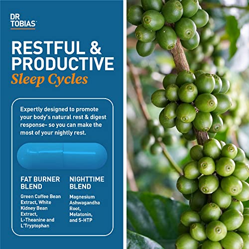 Dr. Tobias Fat Burner Nightly, Night Time Metabolic Support with White Kidney Bean Extract - Maple Wellness Supplements
