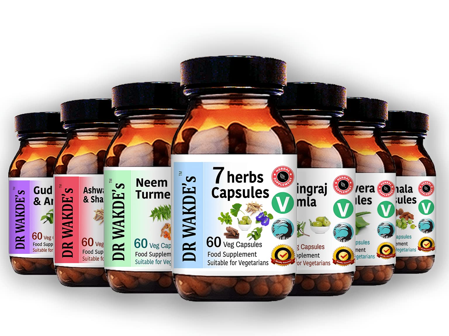 DR WAKDE'S Moringa Capsules (Moringa oleifera, 60 Veg Caps, Plant-Based Supplement, Ayurvedic Herb, All Natural, Vegan) - Maple Wellness Supplements