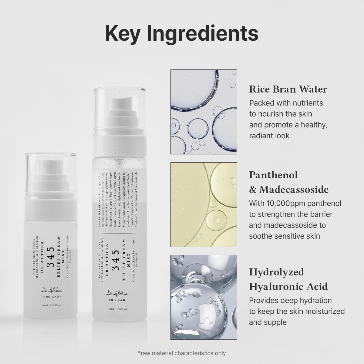 Dr.Althea 345 Relief Cream Mist | Hydrating Facial Mist with Rice Extract | Soothing Care for Sensitive Skin - Maple Wellness Supplements