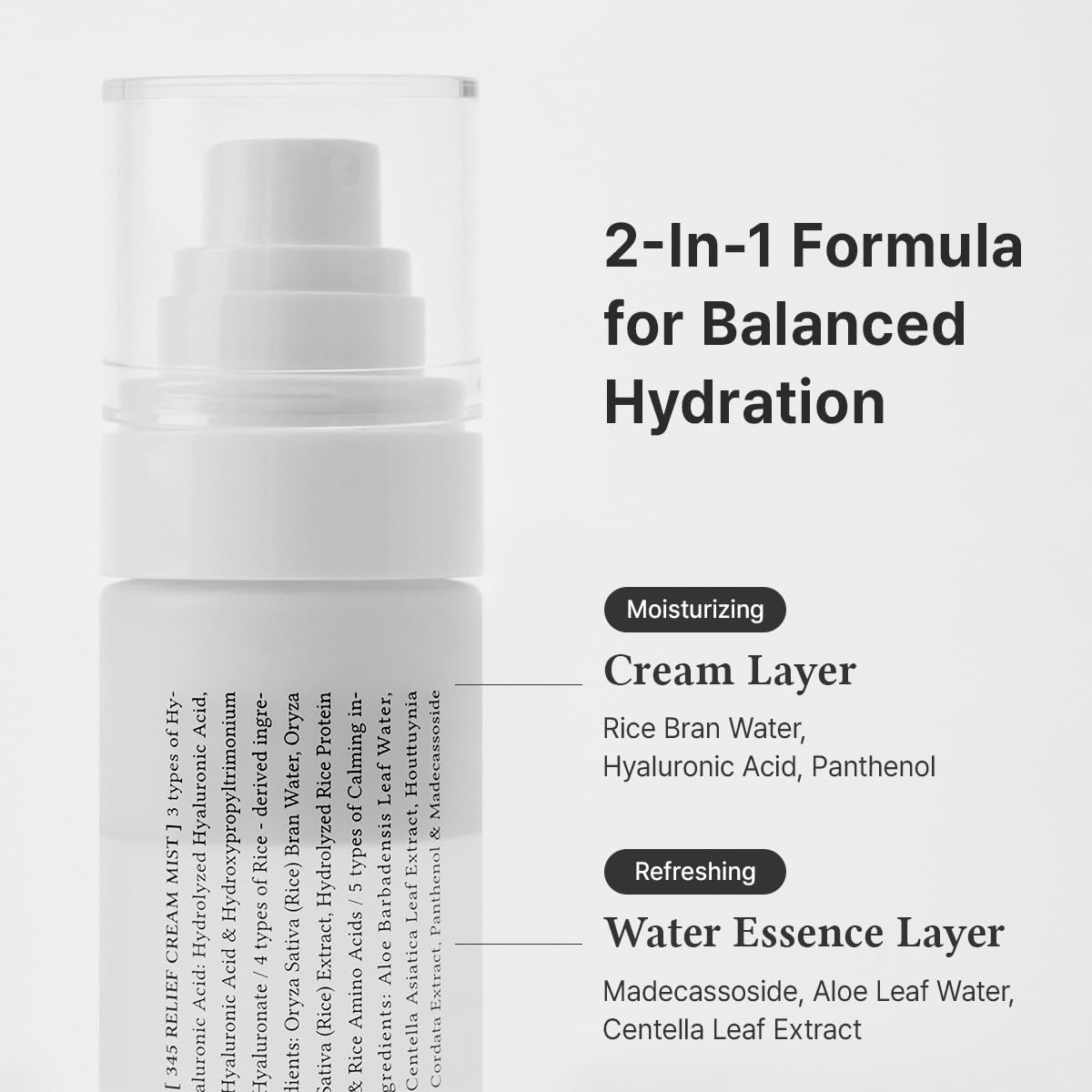 Dr.Althea 345 Relief Cream Mist | Hydrating Facial Mist with Rice Extract | Soothing Care for Sensitive Skin - Maple Wellness Supplements