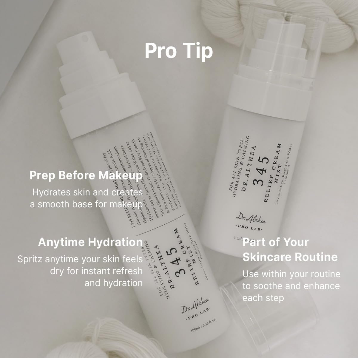 Dr.Althea 345 Relief Cream Mist | Hydrating Facial Mist with Rice Extract | Soothing Care for Sensitive Skin - Maple Wellness Supplements