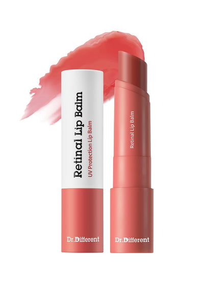Dr.Different Retinal Lip Balm Tinted, Anti-Wrinkle Lip Treatment with Deep Hydration & Long-Lasting Moisture - Maple Wellness Supplements