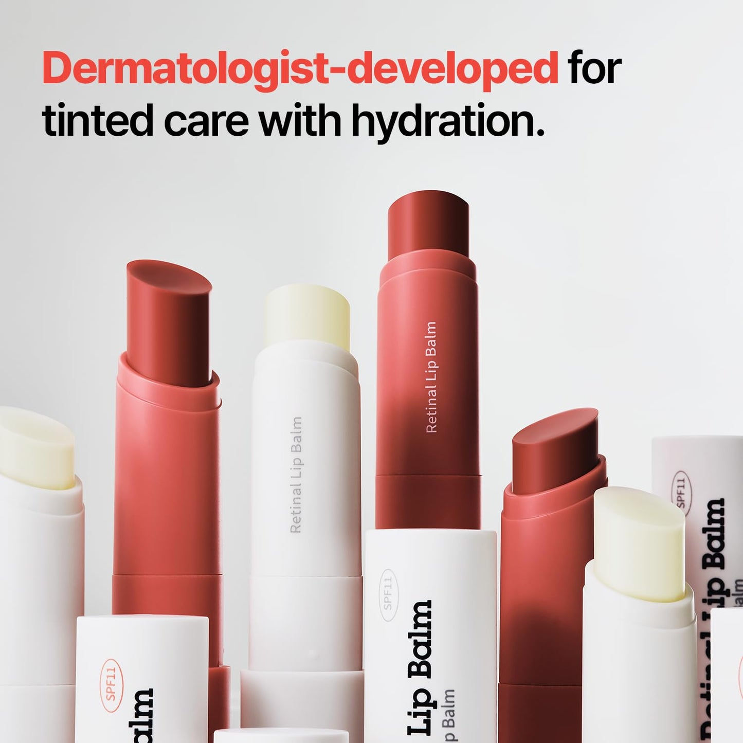 Dr.Different Retinal Lip Balm Tinted, Anti-Wrinkle Lip Treatment with Deep Hydration & Long-Lasting Moisture - Maple Wellness Supplements