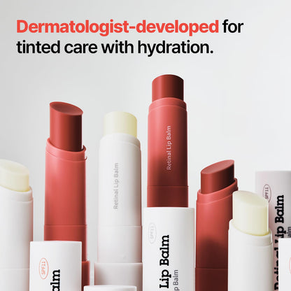 Dr.Different Retinal Lip Balm Tinted, Anti-Wrinkle Lip Treatment with Deep Hydration & Long-Lasting Moisture - Maple Wellness Supplements