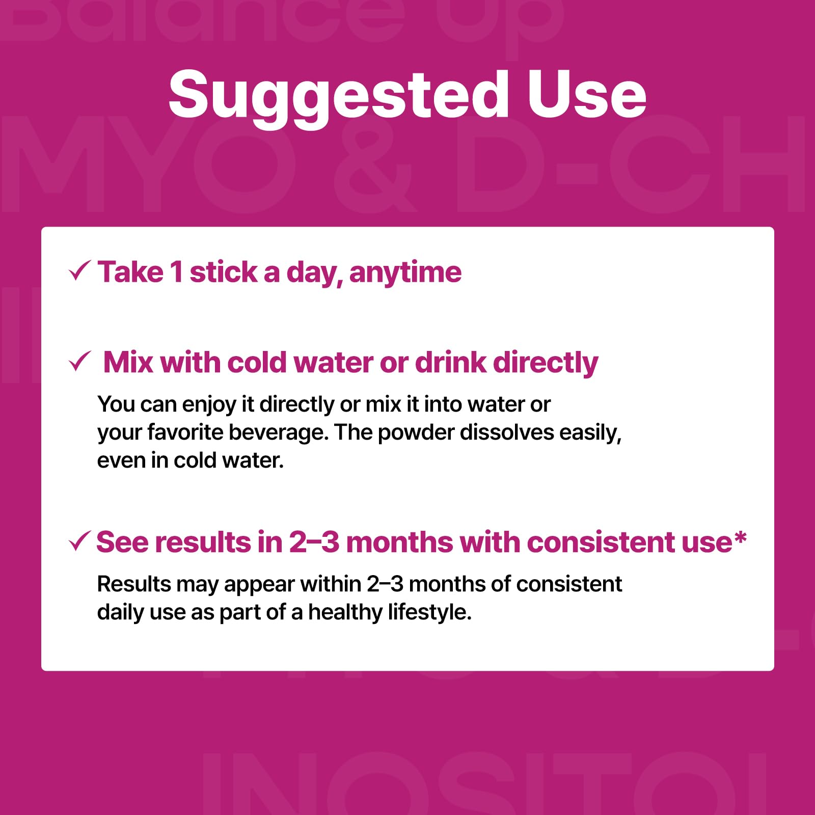 Dr.GET IT Balance Up Inositol 40:1 Myo & D-Chiro with Folate & Choline – Hormone Balance & Reproductive Health Support for Women – Lemon Lime Stick Powder, 30 Servings - Maple Wellness Supplements