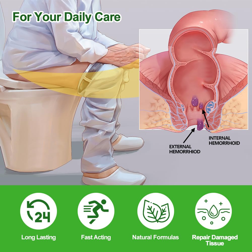 Dr.Goddyik Hemorrhoids and Fissure Relief Cream,Hemorrhoid Ointment for Hemorrhoid Treatment Fast Acting Relief of Pain, Swelling - Maple Wellness Supplements