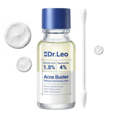 Dr.Leo 1.8% Salicylic Acid Spot Serum, Acne Treatment for Acne-Prone Sensitive Skin | Niacinamide, Fast Pimple Relief, Fades Acne Marks - Maple Wellness Supplements