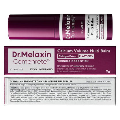 Dr.Melaxin Cemenrete Calcium Multi Balm 9g Korean Skin Care All In One Calcium Volume - Maple Wellness Supplements