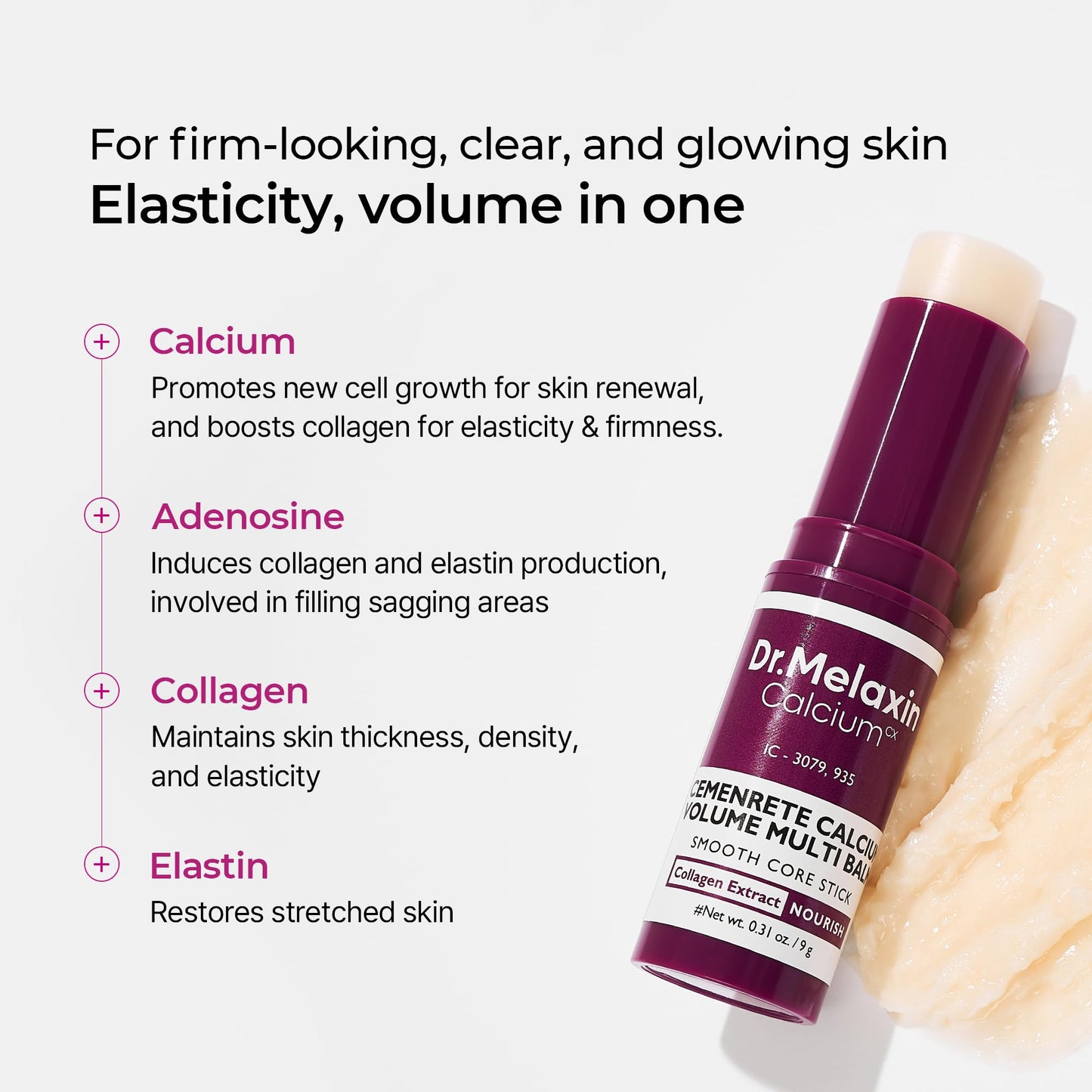 Dr.Melaxin Cemenrete Calcium Multi Balm 9g Korean Skin Care All In One Calcium Volume - Maple Wellness Supplements