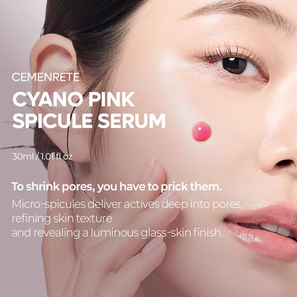 Dr.Melaxin Cyano Pink Spicule Niacinamide Serum – Vitamin B12 Pore Minimizer, Liquid Microneedle Facial Treatment - Maple Wellness Supplements