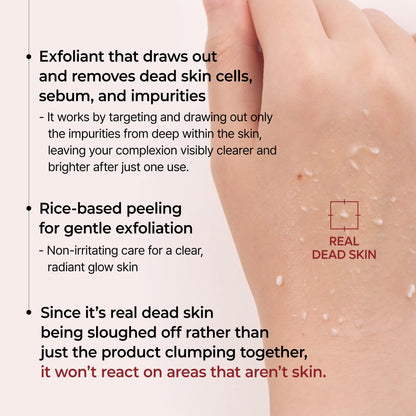 Dr.Melaxin Peel Shot Glow Black Rice Peeling Ampoule 80ml, Dead Skin Remover Gentle Exfoliating with Rice Water Extract - Maple Wellness Supplements