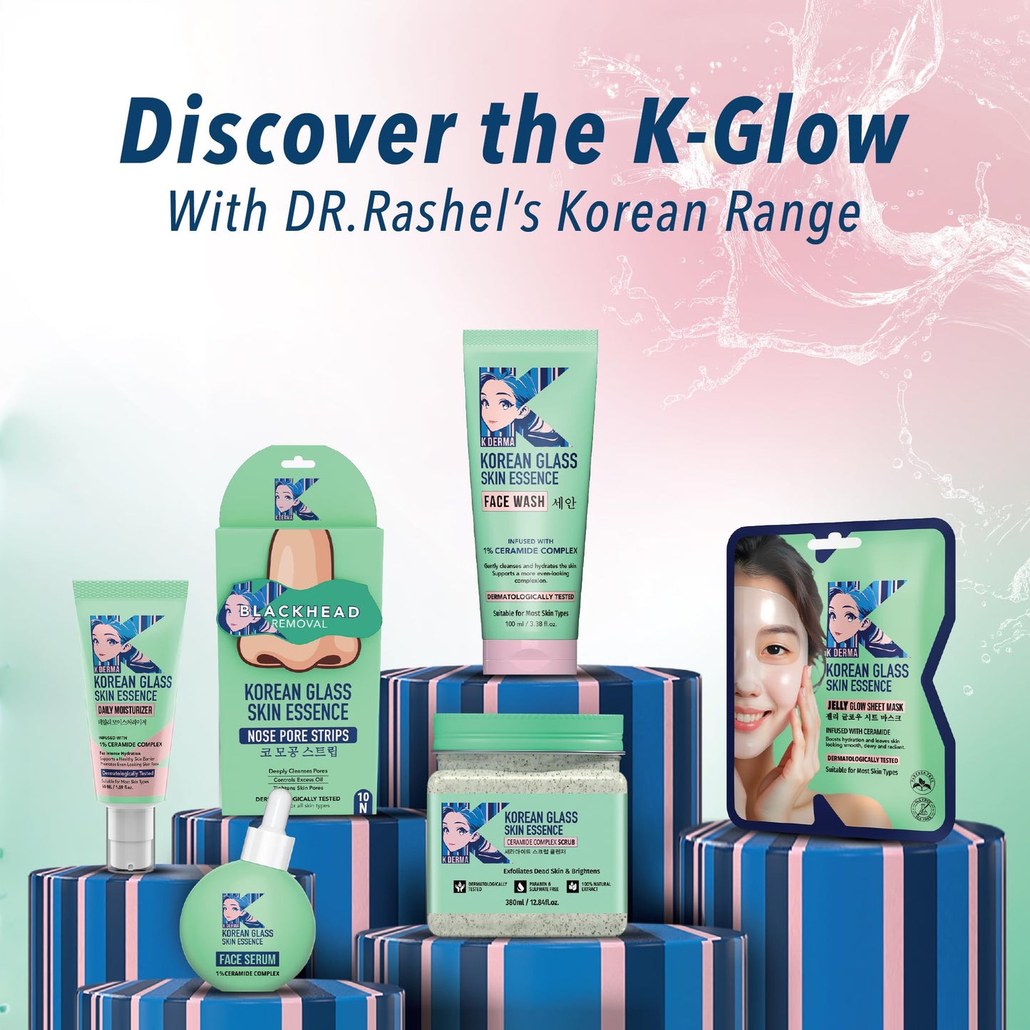 DR.RASHEL Korean Face Wash With Rice Water & 1% Ceramide Complex | Hydrating Gentle Cleanser for All Skin Types | 100 ml / 3.38 Fl Oz - Maple Wellness Supplements
