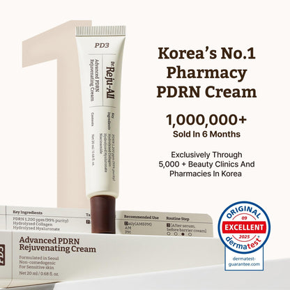 Dr.Reju-All Advanced PDRN Rejuvenating Cream Max – 99% Pure Salmon DNA Gel Type Face Moisturizer – Optimal 1200ppm for Glass Skin & Plumping – Korean Pharmacy Anti-Aging Skin Care Face Cream -2 Fl Oz - Maple Wellness Supplements