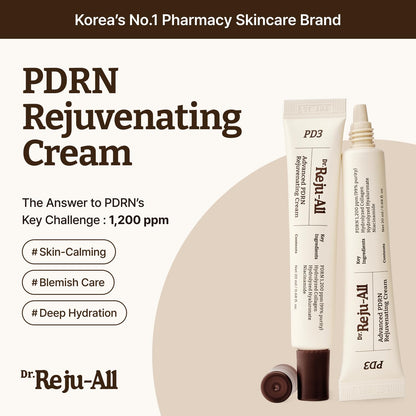 Dr.Reju-All PDRN All-Day Glow Duo: Advanced PDRN Rejuvenating Cream + Advanced PDRN Rejuvenating Mask - Face Moisturizer & Facial Mask for Hydration & Plumping - Korean Skin Care Daily Routine - Maple Wellness Supplements