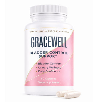 DXWXH Gracewell Bladder Wellness Supplement for Women & Men, Herbal Support with Asian Ginseng, Chinese Yam, Chinese Peony, Urinary Tract Health Formula, 60 Capsules (1) - Maple Wellness Supplements