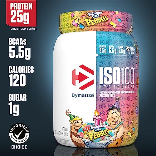 Dymatize ISO 100 Whey Protein Powder with 25g of Hydrolyzed 100% Whey Isolate - Maple Wellness Supplements