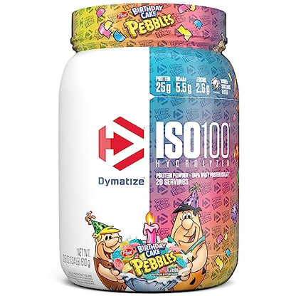 Dymatize ISO 100 Whey Protein Powder with 25g of Hydrolyzed 100% Whey Isolate - Maple Wellness Supplements