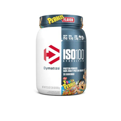 Dymatize ISO100 Hydrolyzed Protein Powder, 100% Whey Isolate, 25g of Protein - Maple Wellness Supplements