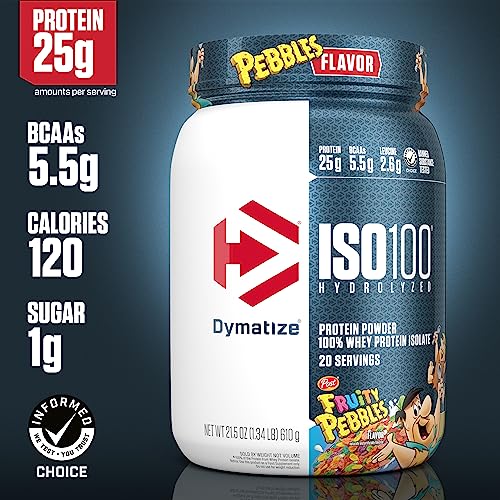 Dymatize ISO100 Hydrolyzed Protein Powder, 100% Whey Isolate, 25g of Protein - Maple Wellness Supplements