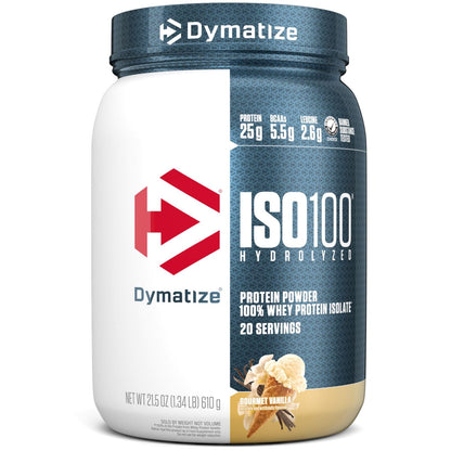 Dymatize ISO100 Hydrolyzed Protein Powder, 100% Whey Isolate , 25g of Protein, 5.5g - Maple Wellness Supplements