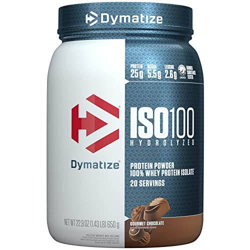 Dymatize ISO100 Hydrolyzed Protein Powder, 100% Whey Isolate , 25g of Protein, 5.5g BCA - Maple Wellness Supplements
