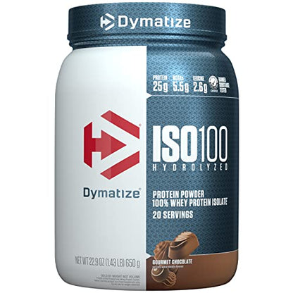 Dymatize ISO100 Hydrolyzed Protein Powder, 100% Whey Isolate , 25g of Protein, 5.5g BCA - Maple Wellness Supplements