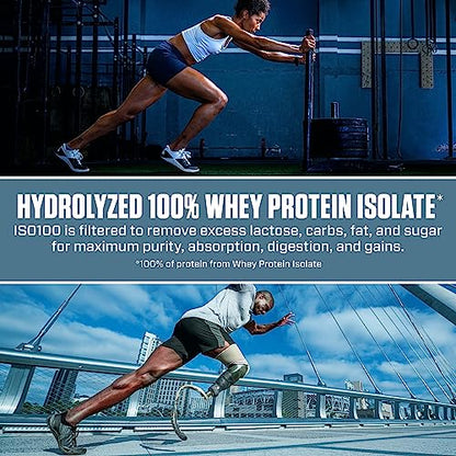 Dymatize ISO100 Hydrolyzed Protein Powder, 100% Whey Isolate , 25g of Protein, 5.5g BCA - Maple Wellness Supplements