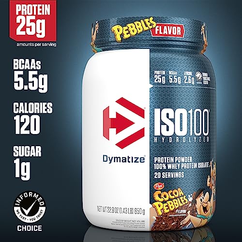 Dymatize ISO100 Hydrolyzed Protein Powder, 100% Whey Isolate Protein, 25g of Protein - Maple Wellness Supplements