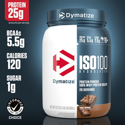 Dymatize ISO100 Hydrolyzed Protein Powder, 100% Whey Isolate Protein, 25g of Protein - Maple Wellness Supplements