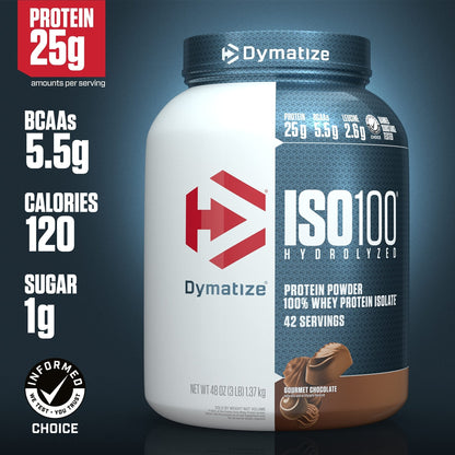 Dymatize ISO100 Hydrolyzed Protein Powder, 100% Whey Isolate Protein, 25g of Protein - Maple Wellness Supplements