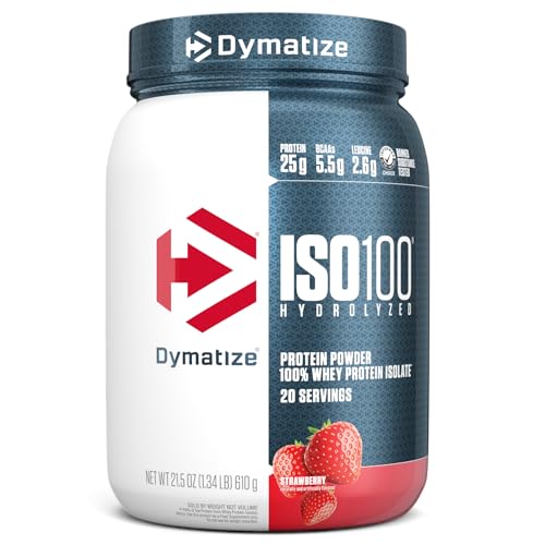 Dymatize ISO100 Hydrolyzed Protein Powder, 100% Whey Isolate Protein, 25g of Protein - Maple Wellness Supplements