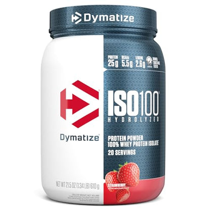 Dymatize ISO100 Hydrolyzed Protein Powder, 100% Whey Isolate Protein, 25g of Protein - Maple Wellness Supplements