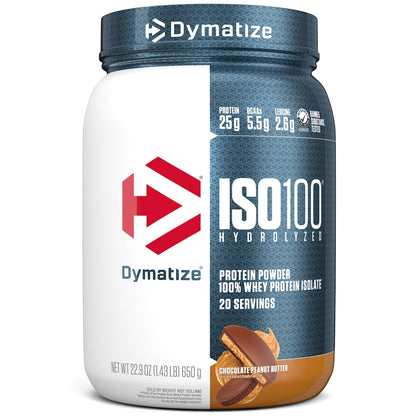 Dymatize ISO100 Whey Protein Powder with 25g of Hydrolyzed 100% Whey Isolate - Maple Wellness Supplements